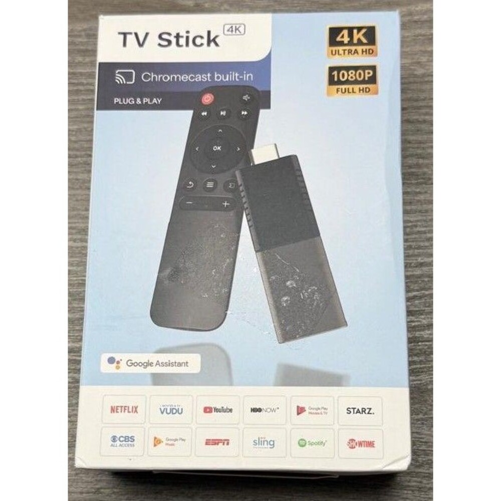TV stick 4k Android 14.1 8G+128G WIFI:2.4G/5G Chromecast built-in